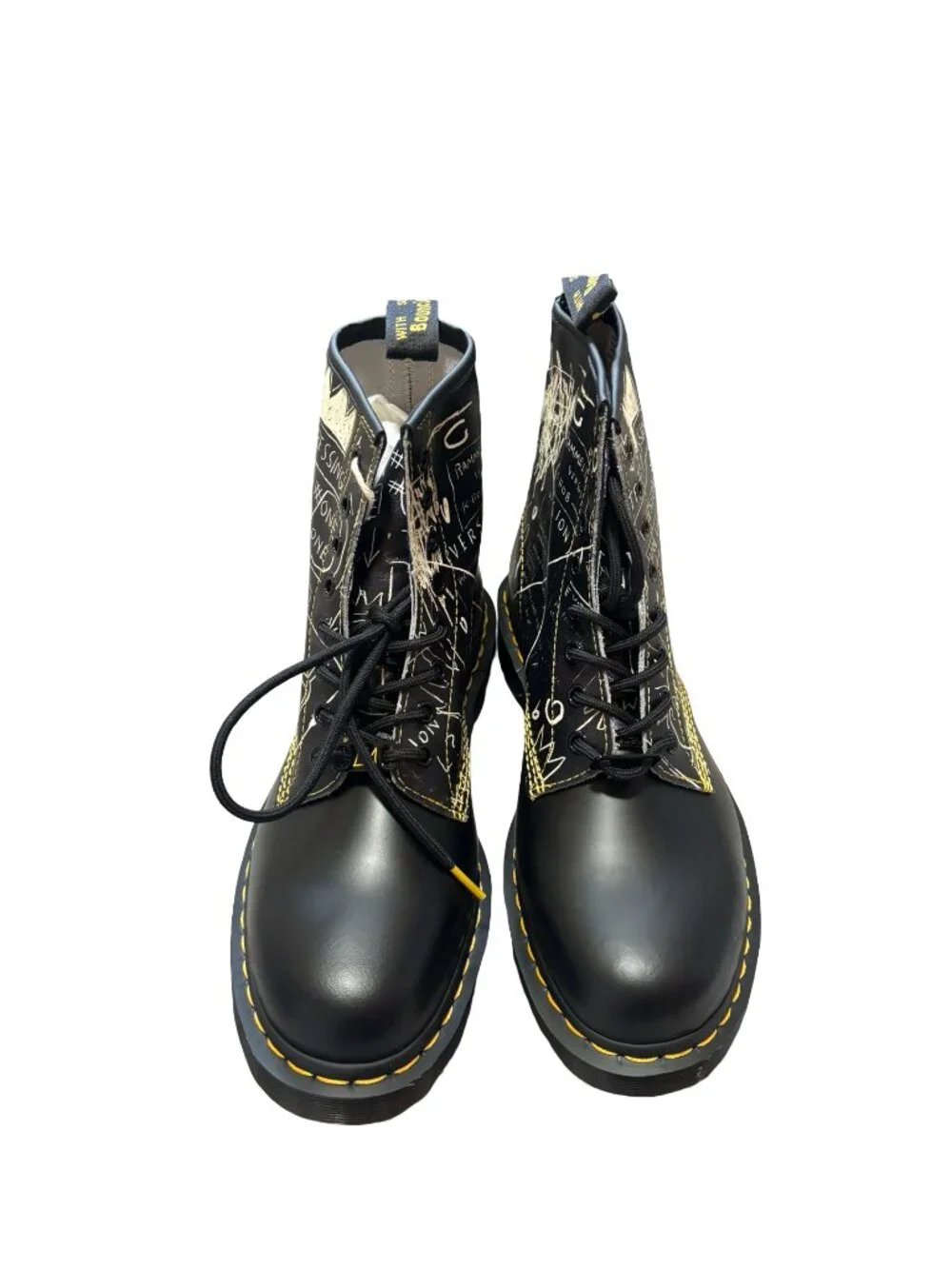 Dr. Martens x Jean-Michel Basquiat 1460 Beat Bop Leather Boots Mens 10/Womens 11